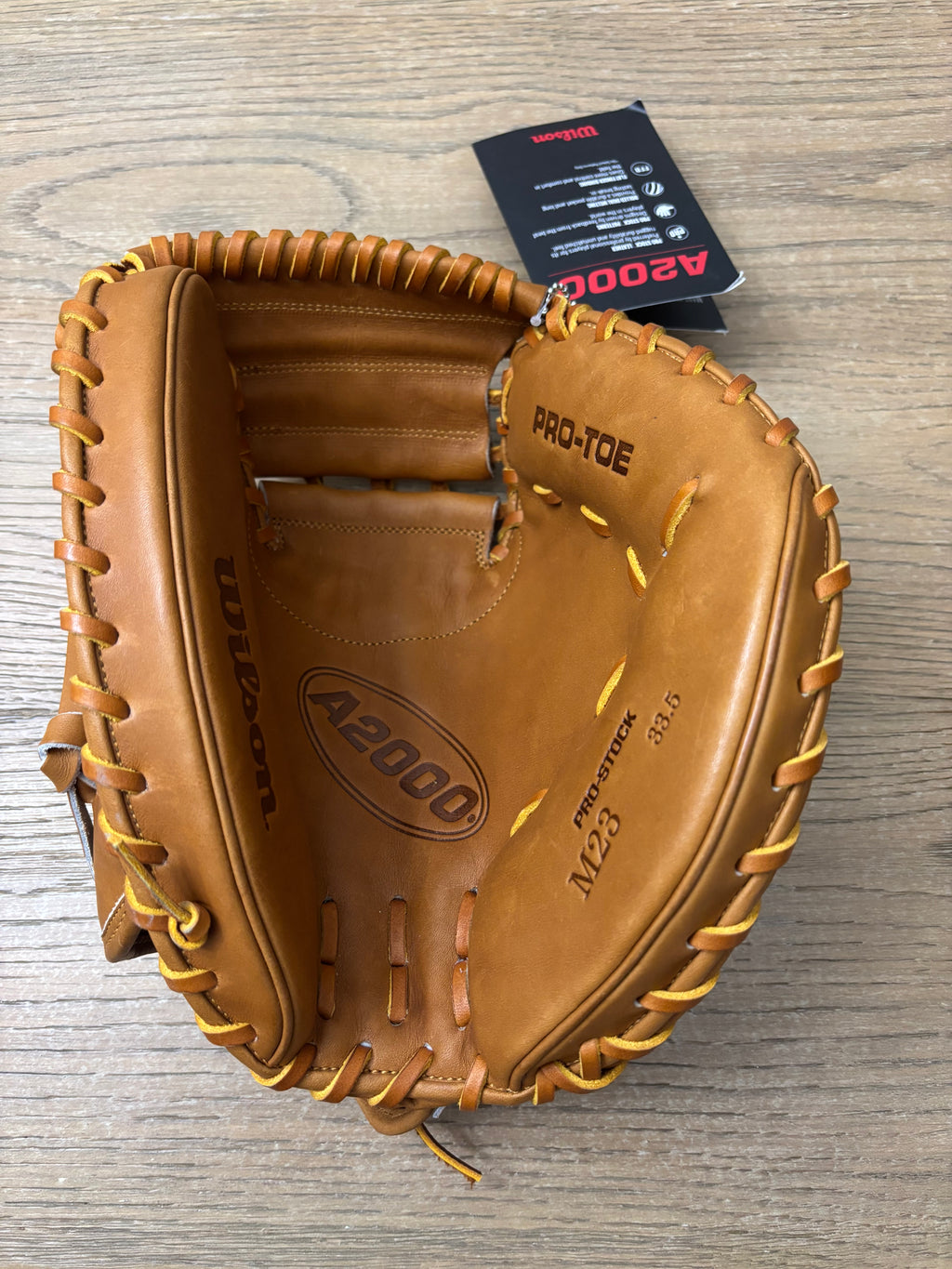 Wilson A2000 M23 Glove Day Series 33.5” Catcher’s Mitt – Saddle Tan