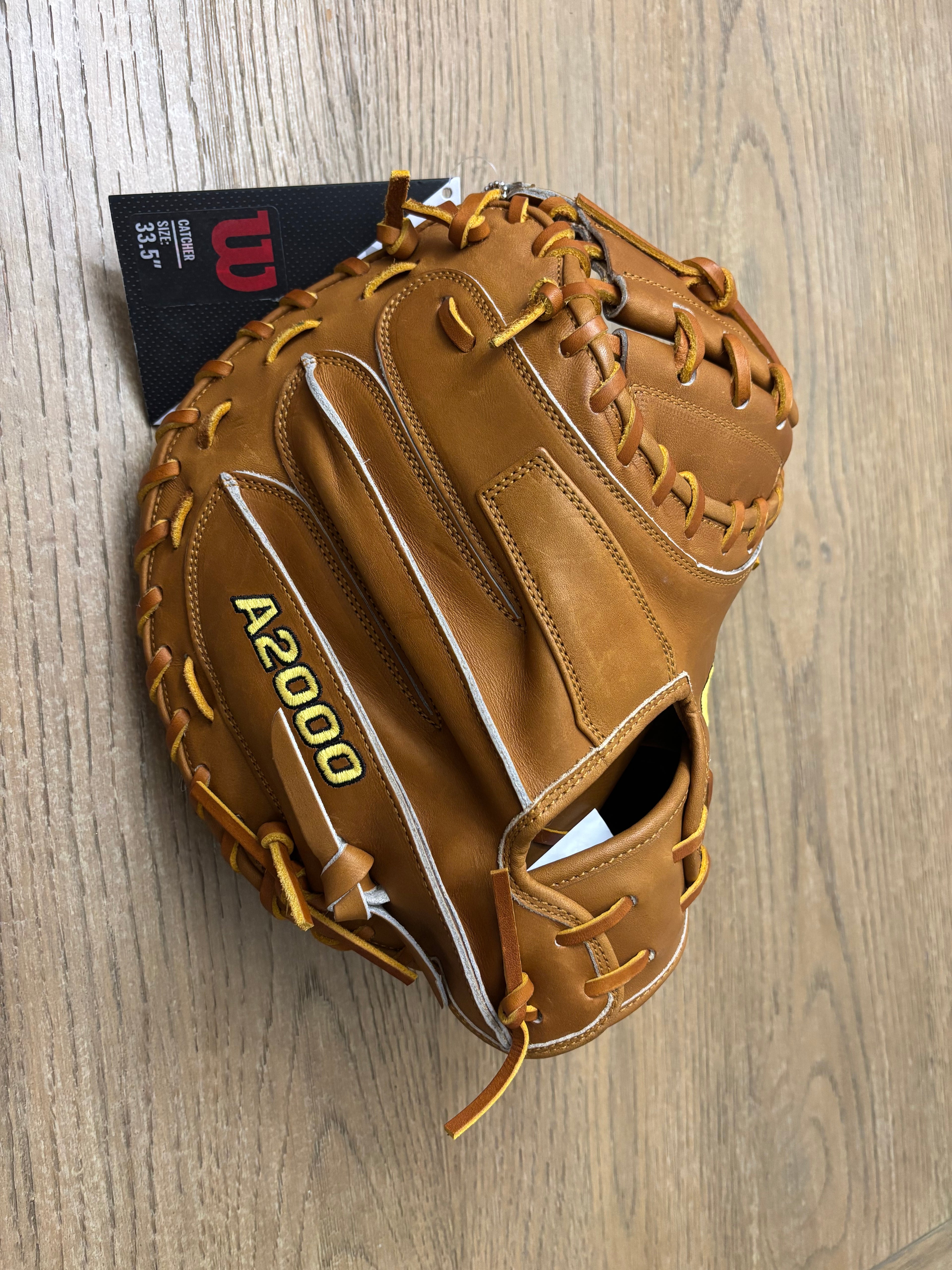 Wilson A2000 M23 Glove Day Series 33.5” Catcher’s Mitt – Saddle Tan